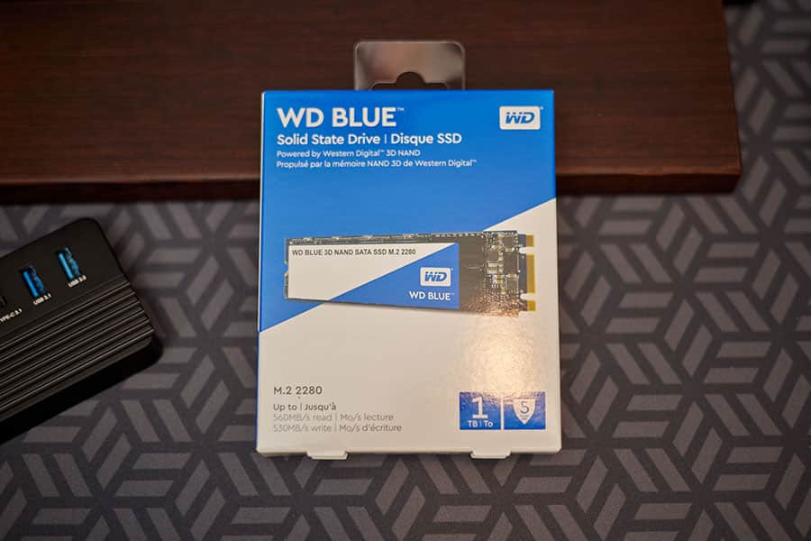ウエスタンデジタル 内蔵SSD 1TB WD Blue PC M.2-2280 SATA WDS100T2B0B-EC