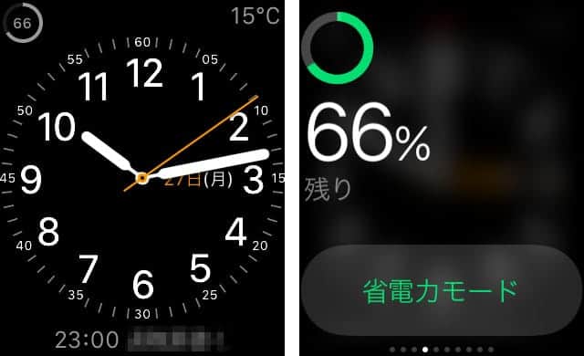 Apple Watch 丸1日放置で34％もバッテリーを消費