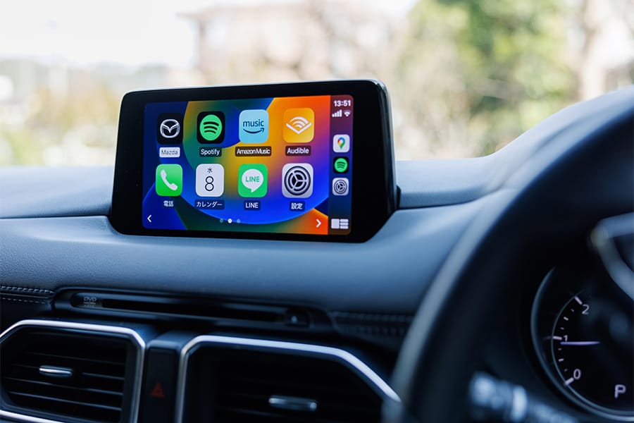 Mazda CX-5 Apple CarPlayの画面