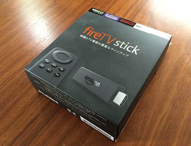 fireTVstick(ファイヤーテレビスティック)第1世代の箱