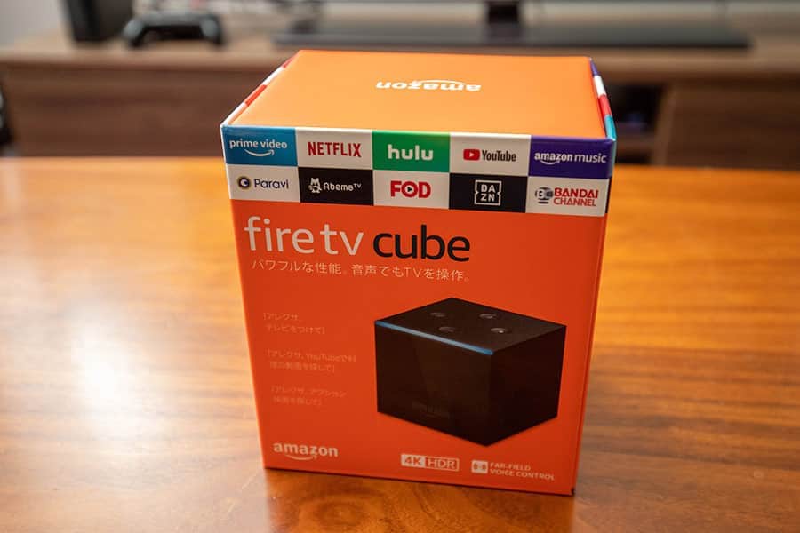 Fire TV Cubeのパッケージ