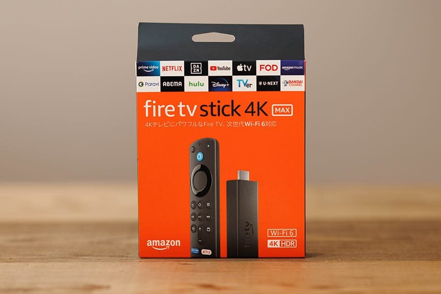 Fire TV Stick 4K Maxのパッケージ