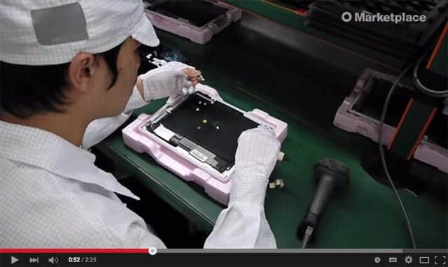 iPadはこうやって作られている。iPad製造工場内のビデオが公開
