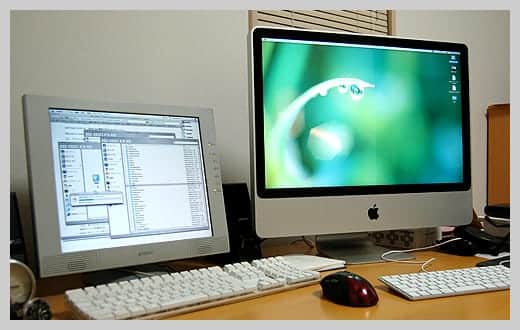 iMac24インチの写真