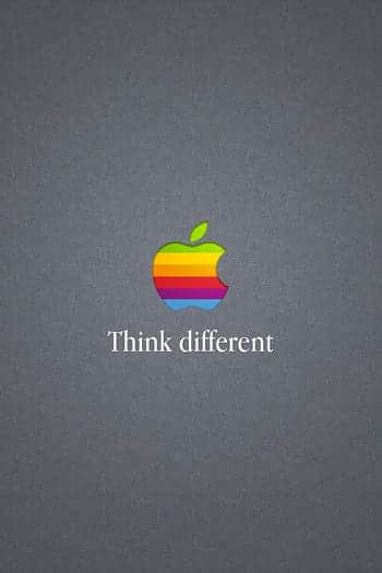 iPhone用壁紙 Think Different