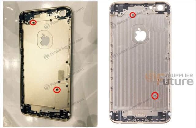 iPhone 6s plus ネジの穴の位置が違う