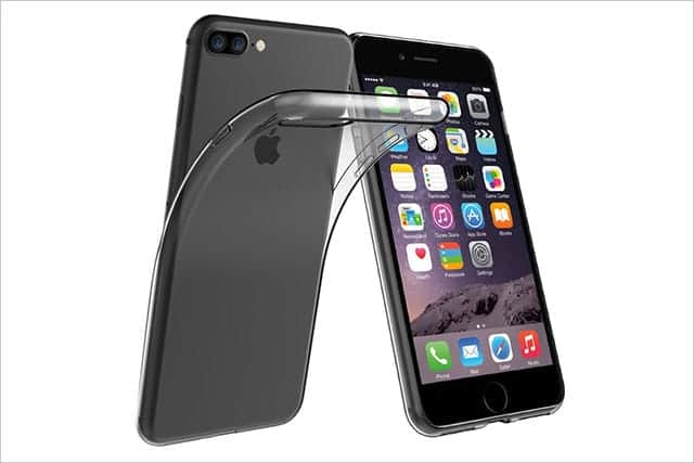 Simpeak iPhone 7 用 TPUクリア透明ケース保護カバー