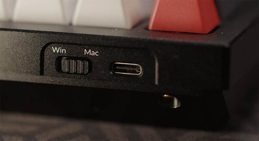 スイッチを切り替えればMacとWindowsで使えます