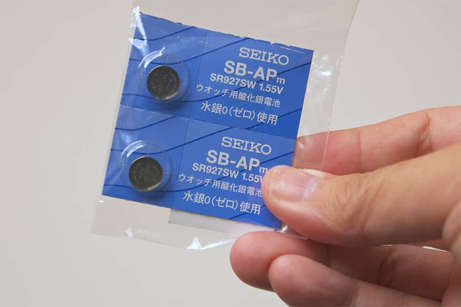 SEIKO 純正酸化銀ボタン電池 2個入りパック (SR927SW 2個セット)