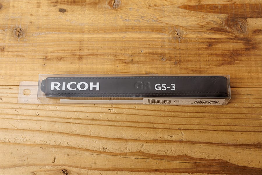 RICOH ネックストラップ GS-3 ブラック