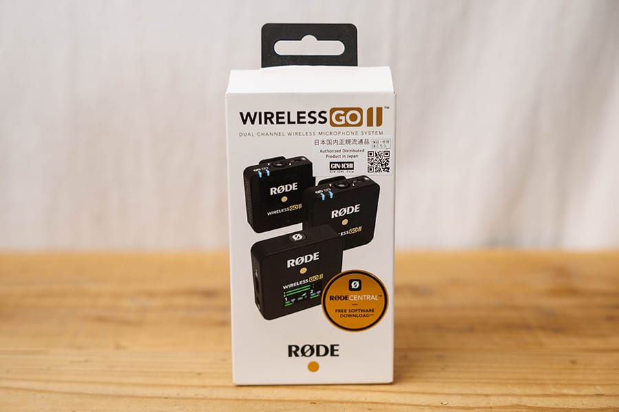 RODE Wireless GO II パッケージ