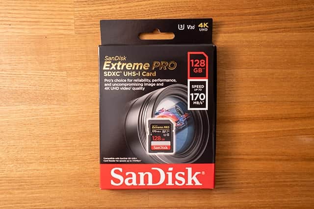 SanDisk サンディスク Extreme Pro SDXC 128GB カード UHS-I 超高速U3 V30 Class10 4K対応