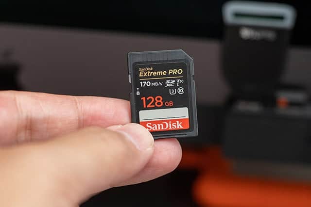Sandisk Extreme Pro 170MB/sシリーズのSDカード