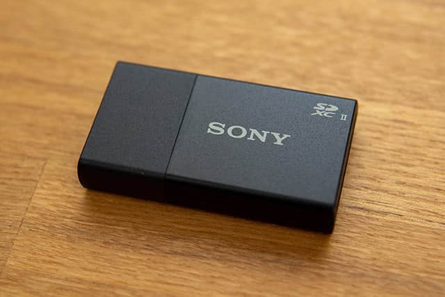 SONY UHS-II対応SDメモリーカードリーダー(USB3.1 Gen1端子搭載) MRW-S1