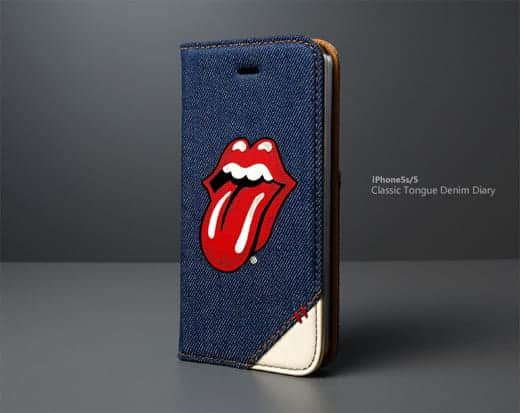 ZENUS Rolling Stones Classic Tongue Denim Diary(ローリングストーンズ クラシックタン デニムダイアリー) デニム 合成皮革