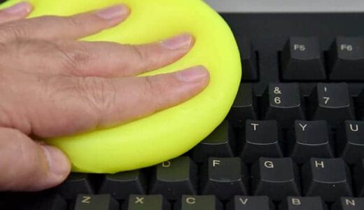 雑菌が多いキーボードを簡単除菌＆ホコリを吸着するスライム『サイバークリーン Home&Office』レビュー