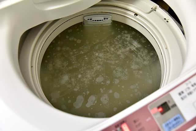 洗濯機洗浄したらカビと白い石鹸カスが