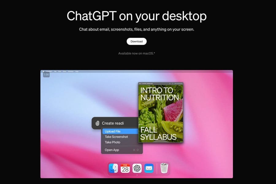 ChatGPT on your desktop