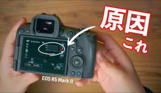 EOS R5 Mark II 電源が入らない原因はこれ